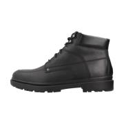 Stijlvolle Veterschoenen Andalo Geox , Black , Heren