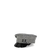 Zwarte bucket hoed met geborduurd logo Ruslan Baginskiy , Multicolor ,...