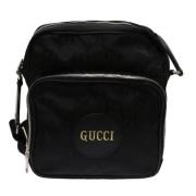 Pre-owned Canvas shoulder-bags Gucci Vintage , Black , Dames