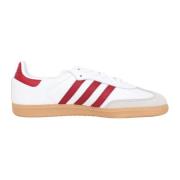 Witte Samba OG Sneakers Mannen Adidas Originals , Multicolor , Heren