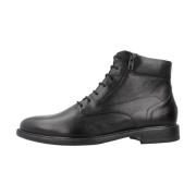 Lace-up Boots Terence Style Geox , Black , Heren