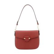 Rode Grand Trotteur Handtas Pourchet Paris , Red , Dames