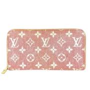 Pre-owned Fabric wallets Louis Vuitton Vintage , Pink , Dames