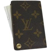 Pre-owned Canvas wallets Louis Vuitton Vintage , Brown , Dames