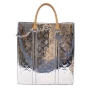 Pre-owned Canvas handbags Louis Vuitton Vintage , Gray , Dames