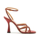 High Heel Sandals Maliparmi , Red , Dames