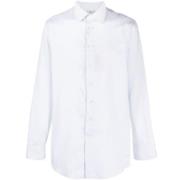 Gestreept Jacquard Katoenen Overhemd Etro , White , Heren