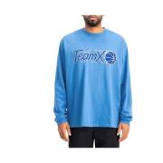 Lange mouwen T-shirt Blauw Team-X Print Just DON , Blue , Heren