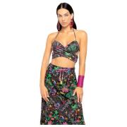 Amazonia Rich Bloemen Cover Up Bikini 4Giveness , Multicolor , Dames