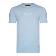 Lichtblauwe T-shirts Cavallaro , Blue , Heren