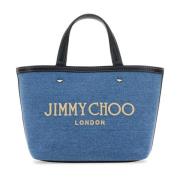 Mini Denim Marli Handtas Jimmy Choo , Blue , Dames