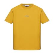 T-shirt met logo Stone Island , Yellow , Heren