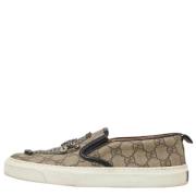 Pre-owned Coated canvas sneakers Gucci Vintage , Beige , Dames