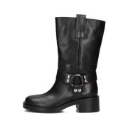 Dames Bikerboots Westerse Stijl Strategia , Black , Dames