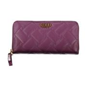 Paarse portemonnee met meerdere vakken Guess , Purple , Dames