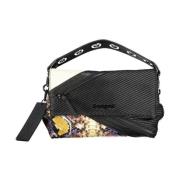 Stijlvolle handtas met meerdere zakken Desigual , Black , Dames