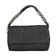 Zwarte handtas met afneembare bandjes Desigual , Black , Dames