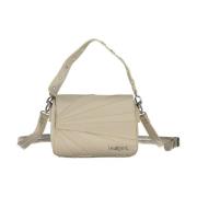 Beige Handtas met Afneembare Schouderband Desigual , Beige , Dames