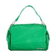 Groene handtas met meerdere zakken Desigual , Green , Dames