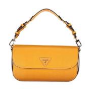 Luxe Oranje Handtas met Meerdere Compartimenten Guess , Orange , Dames