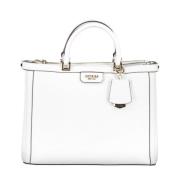 Stijlvolle Handtas met Verstelbare Banden Guess , White , Dames