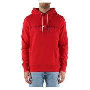 Geborduurde katoenen hoodie Tommy Hilfiger , Red , Heren