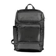 Heren Multi-Pocket Rugzak Piquadro , Black , Heren