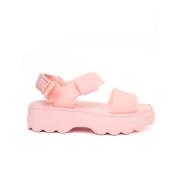 Roze Flatform Sandalen Kick Off AD Melissa , Pink , Dames