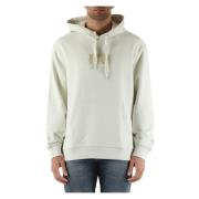 Hoodie van katoen met ribboord Calvin Klein Jeans , Green , Heren