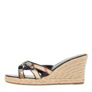 Pre-owned Canvas sandals Burberry Vintage , Beige , Dames