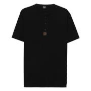 Zwarte Henley T-Shirt Filson , Black , Heren