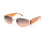 Lfl1157 C6 SUN Sunglasses Linda Farrow , Yellow , Dames