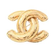 Pre-owned Metal chanel-jewelry Chanel Vintage , Yellow , Dames