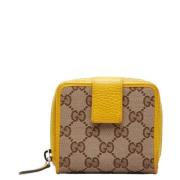 Pre-owned Canvas wallets Gucci Vintage , Multicolor , Dames