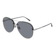Silver/Grey Sunglasses Bv0206S Bottega Veneta , Gray , Unisex