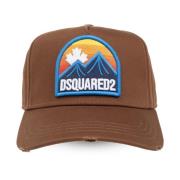 Baseball Cap Dsquared2 , Brown , Heren