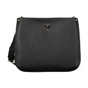 Zwarte handtas met ritssluiting Guess , Black , Dames