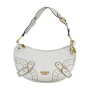 Grijze Schoudertas met Logo Guess , Gray , Dames