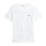 Geborduurde Pony T-shirts en Polos Ralph Lauren , White , Heren