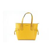 Studded Leather Tote Bag Michael Kors , Yellow , Dames