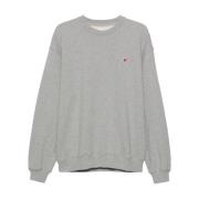 Grijze Sweater Collectie New Balance , Gray , Heren