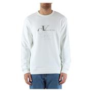 Katoen Logo Sweater Calvin Klein Jeans , White , Heren