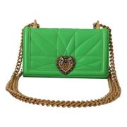 Groen lederen iPhone 11 Pro portemonnee Dolce & Gabbana , Green , Dame...