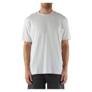 T-shirt met reliëflogo van katoen Calvin Klein Jeans , Gray , Heren