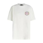 Bloemen Pegasus Geborduurd Wit T-shirt Etro , White , Dames