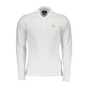 Geborduurd Slim Fit Polo Shirt La Martina , White , Heren