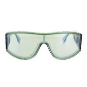 Glamour Masker Zonnebril Groen Nylon Fendi , Green , Unisex