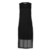 Zomerjurk met Broderiepatroon Betty & Co , Black , Dames