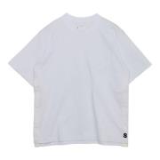 Wit T-shirt met ronde hals Sacai , White , Heren