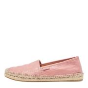 Pre-owned Leather flats Gucci Vintage , Pink , Dames